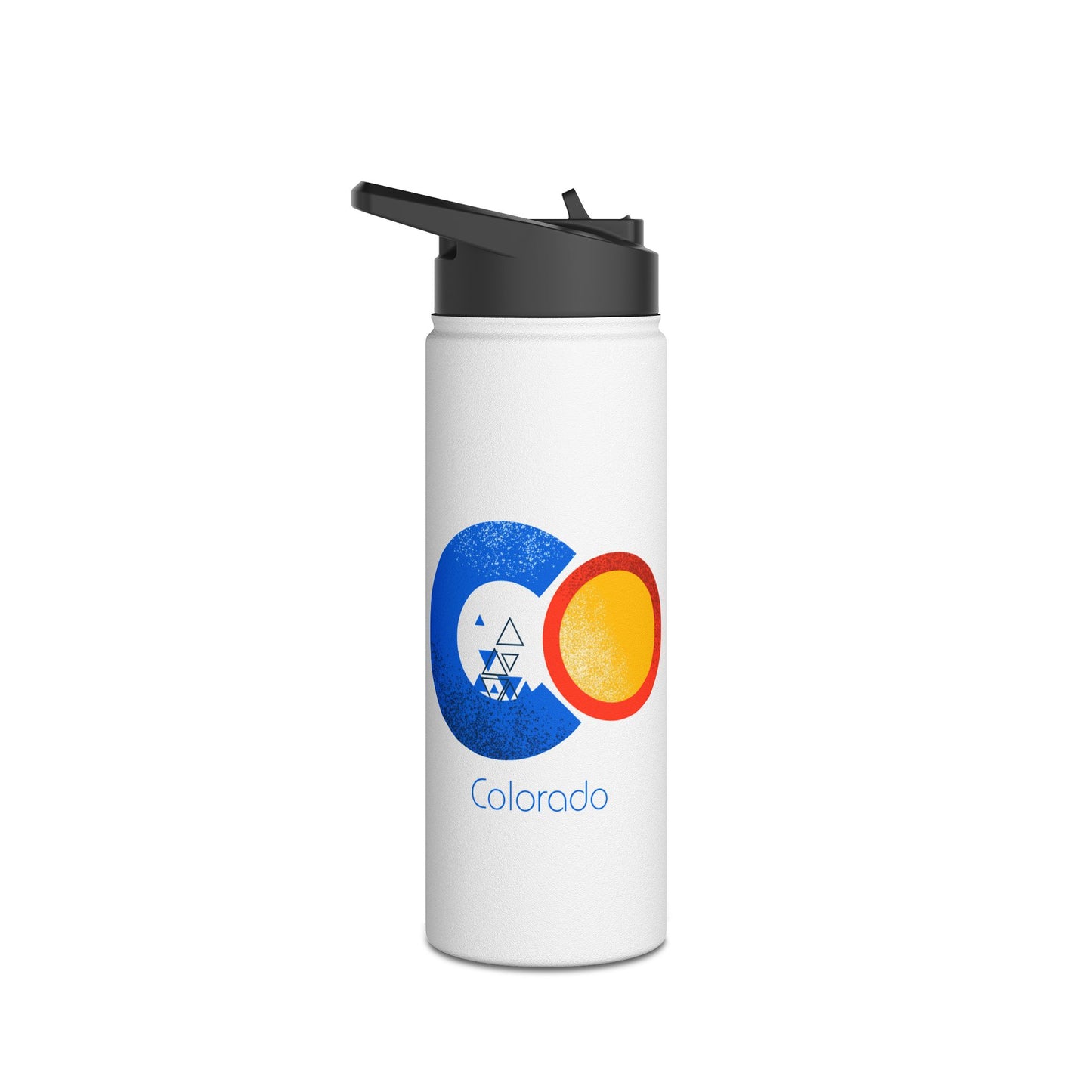 Modern Colorado Stainless Steel Water Bottle, Standard Lid