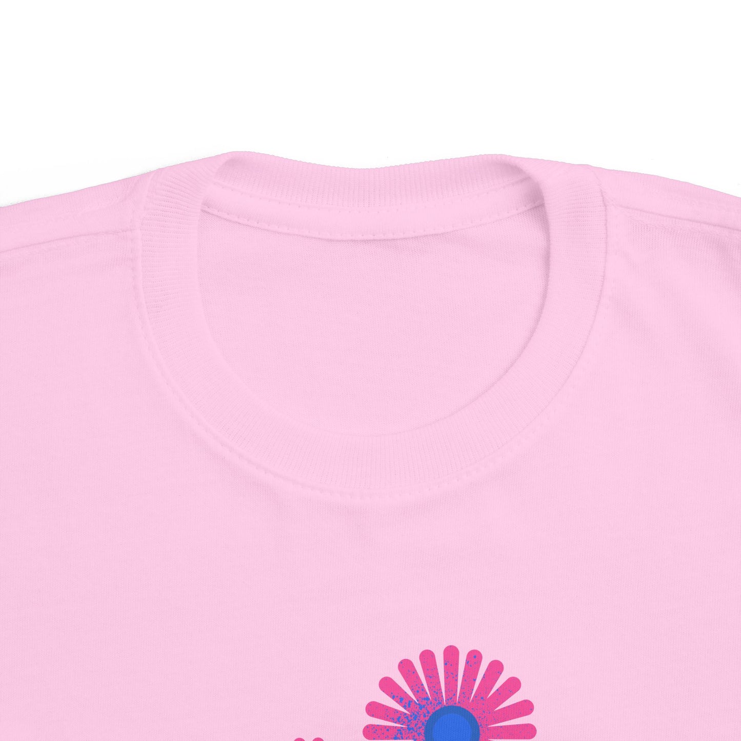 Flowers in Blue and Pink Toddler T-shirt EU