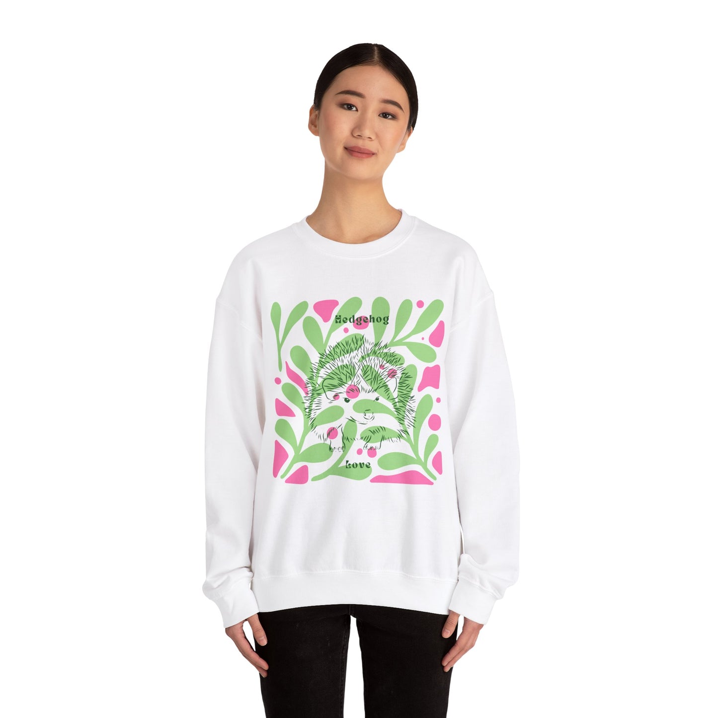 Hedgehog Love Unisex Heavy Blend™ Crewneck Sweatshirt EU