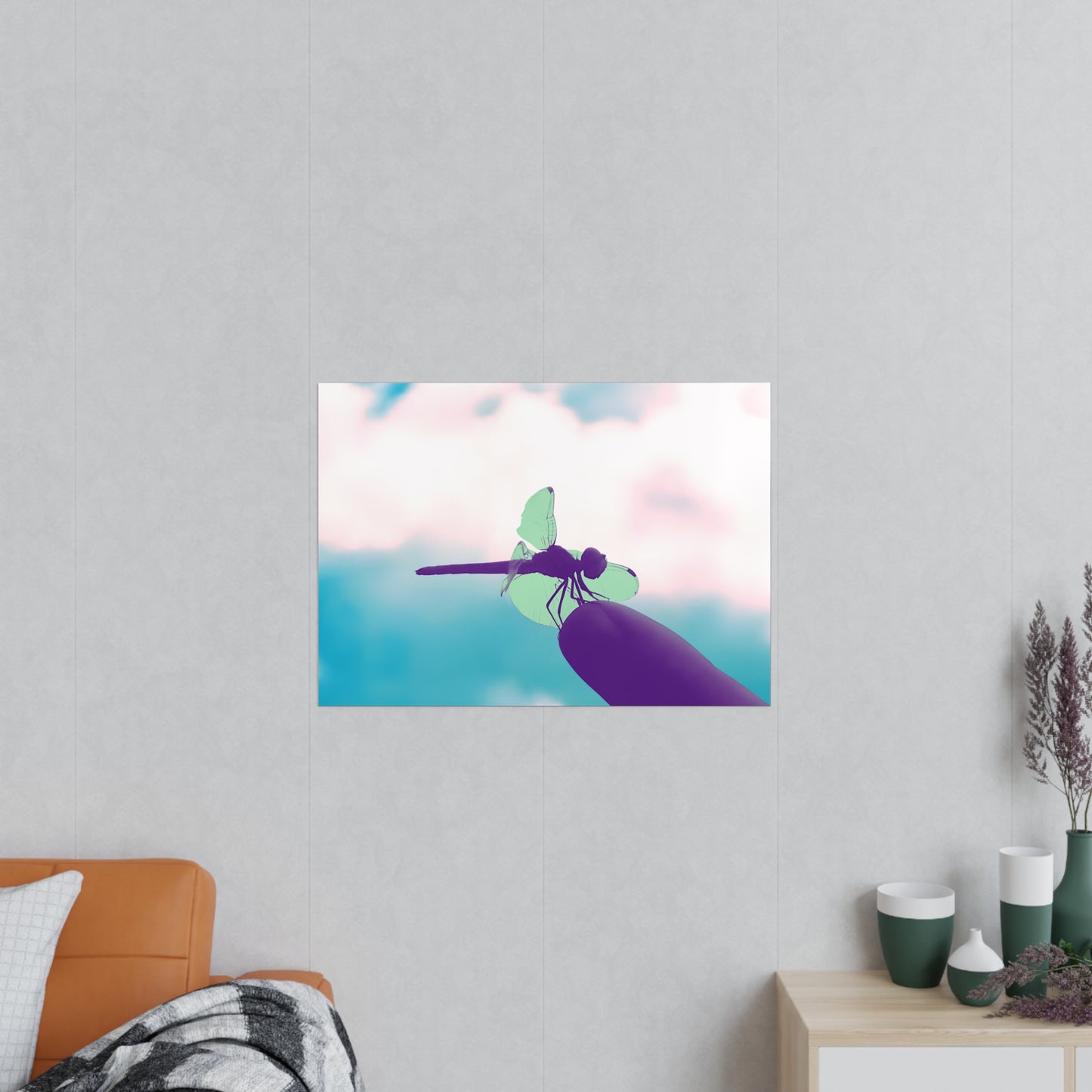 Dragonfly Dreamy Matte Photograph Horizontal Posters EU