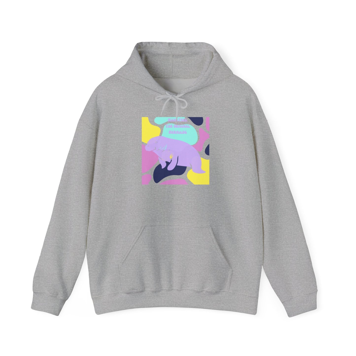 Sudadera con capucha unisex de mezcla pesada The Original Mermaid Manatee