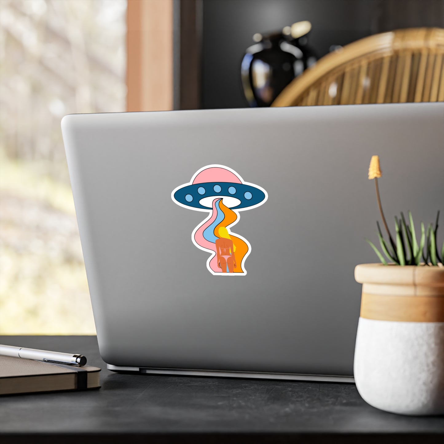 Bikini Abduction Holographic Die-cut Stickers EU