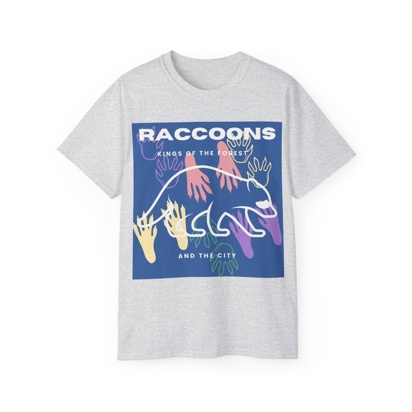 Kings of City Forest Raccoons Unisex Ultra Cotton Tee