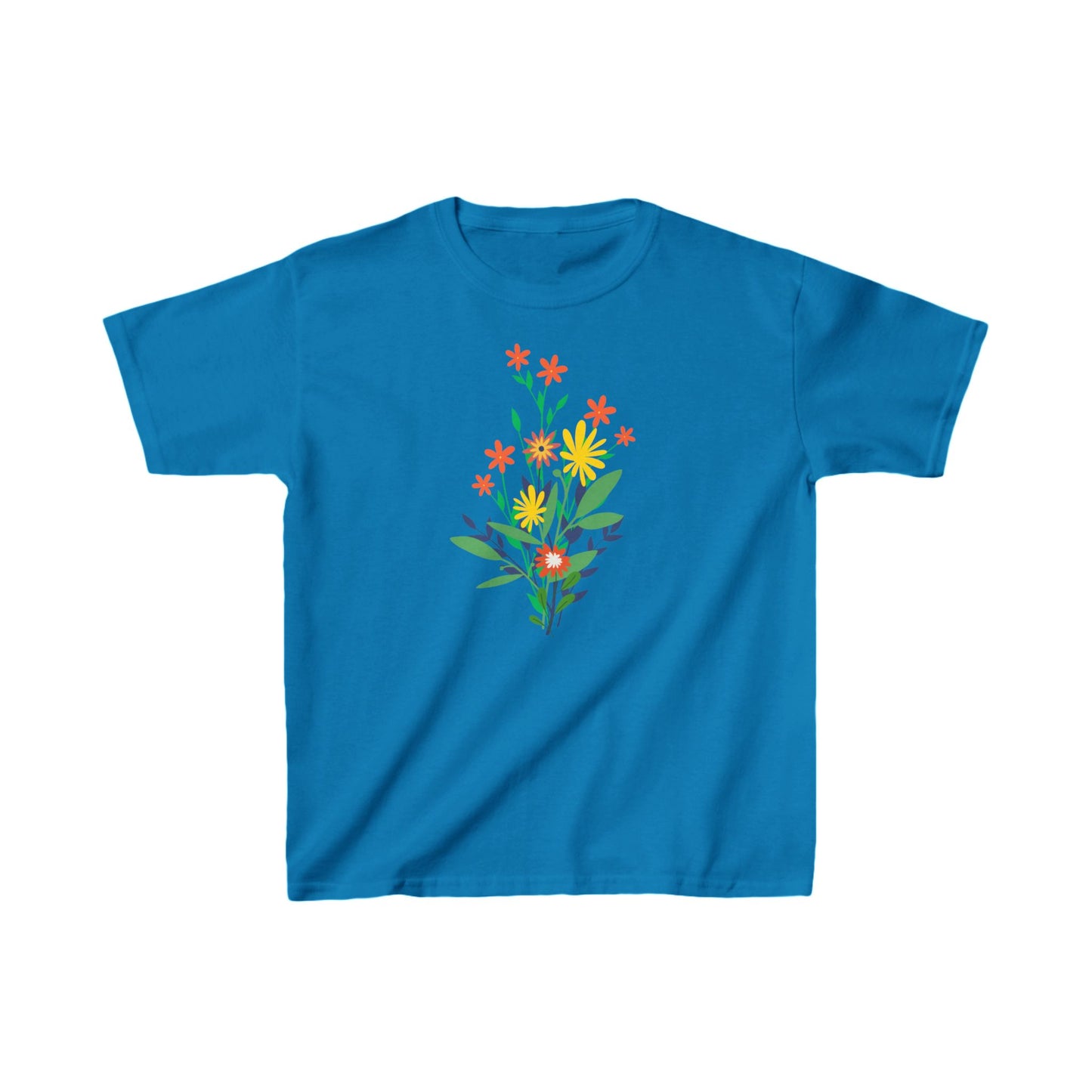 Summer Flowers Kids Heavy Cotton™ Tee