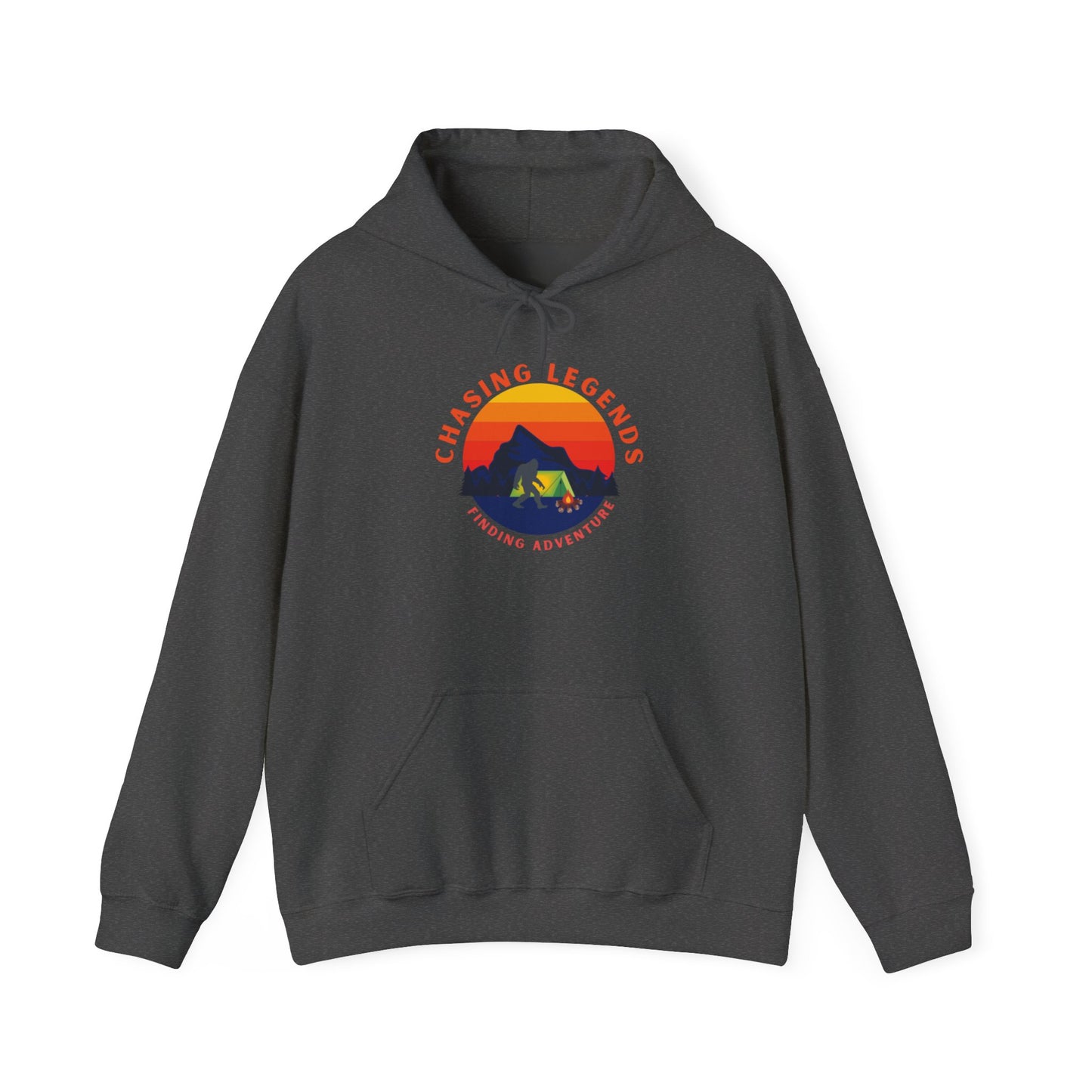 Sudadera con capucha unisex de mezcla pesada Bigfoot Adventure: Chasing Legends