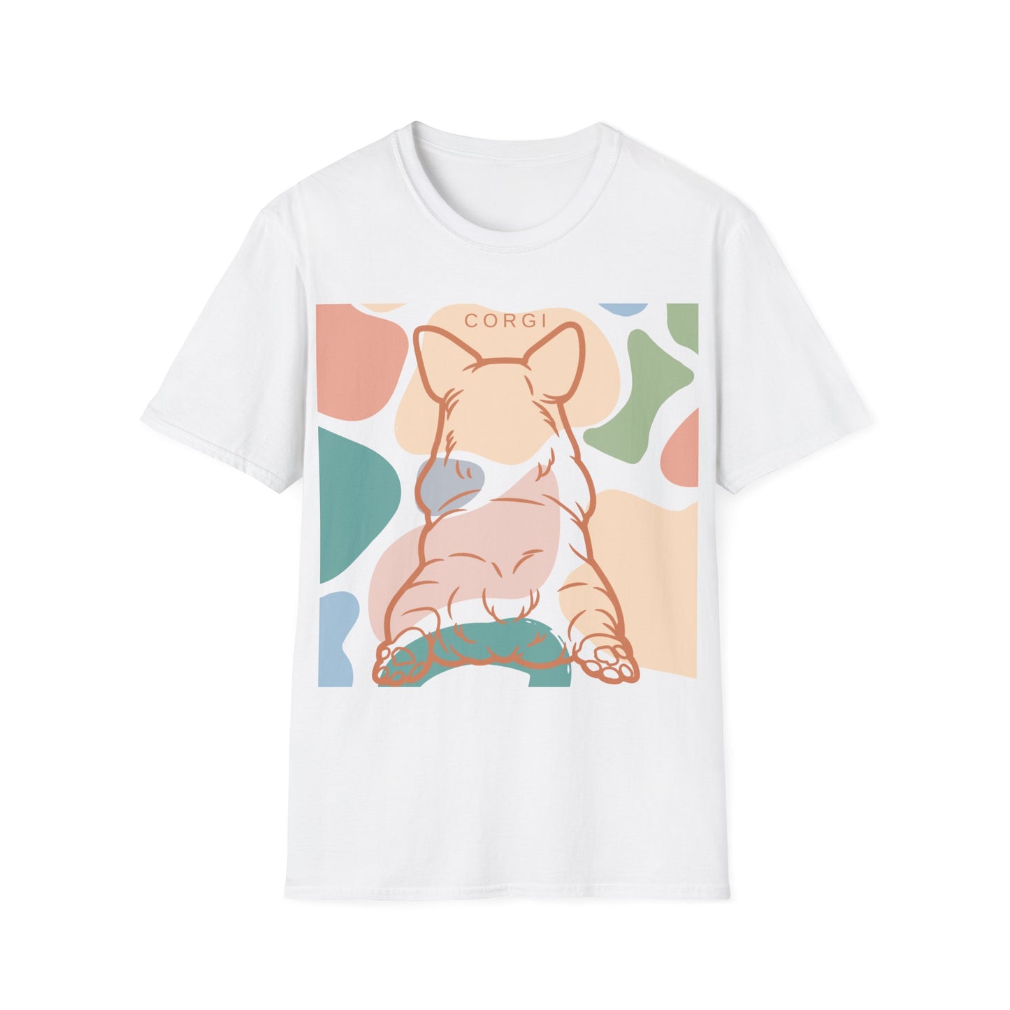 Cute Corgi Rump Unisex Softstyle T-Shirt