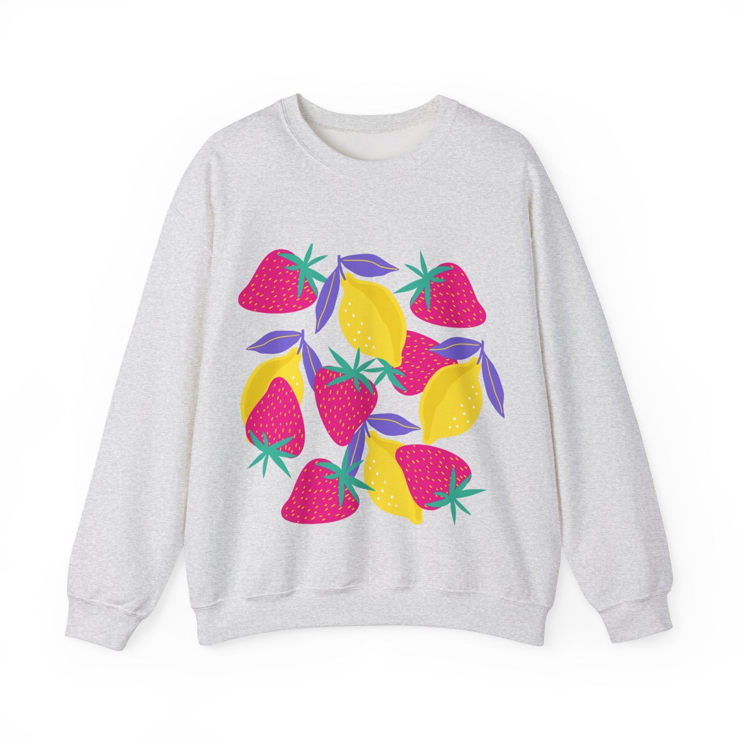 Lemons and Strawberries Unisex Heavy Blend™ Crewneck Sweatshirt EU