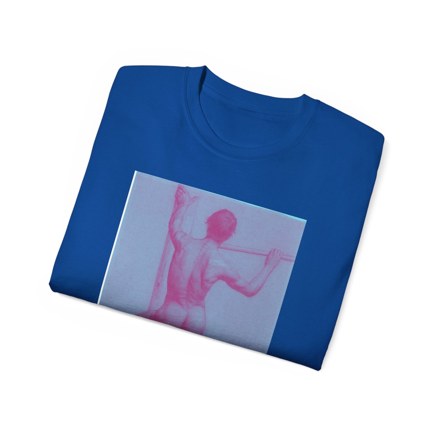 Gustav Klimt, Male Nude with Left Foot on a Pedestal 1879 Unisex Ultra Cotton Tee