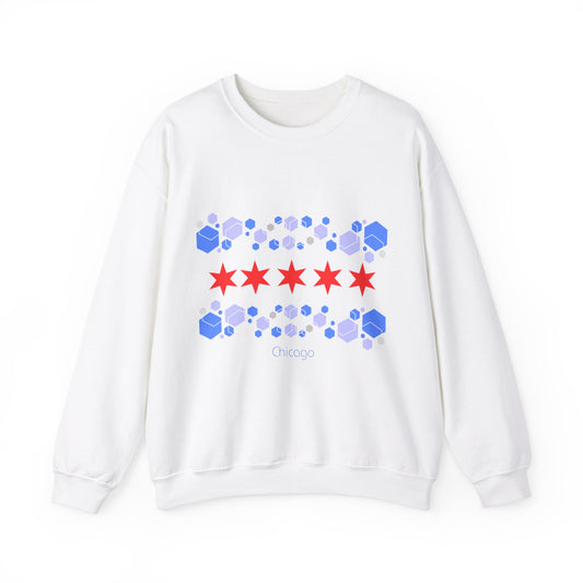 Modern Chicago Unisex Heavy Blend™ Crewneck Sweatshirt EU