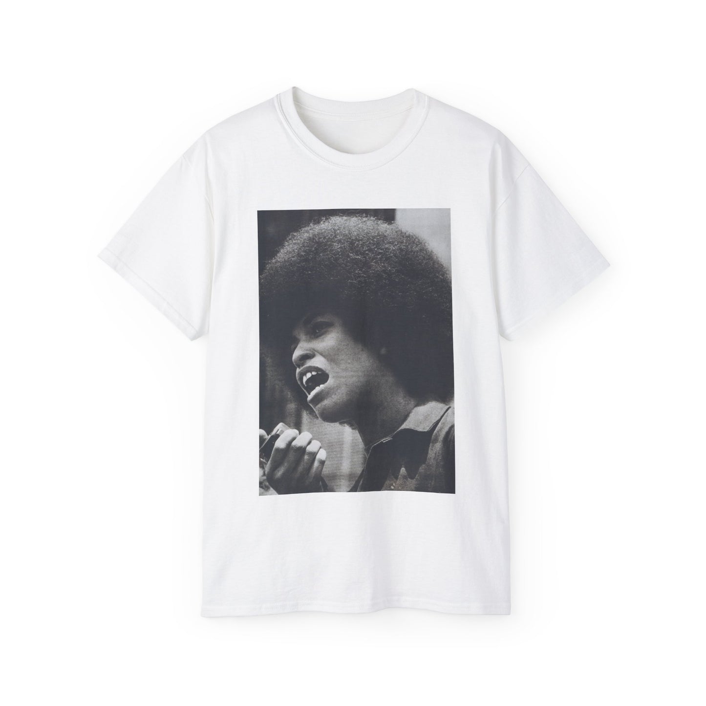 Camiseta unisex de algodón ultra fino de Angela Davis Black Panthers Party EU