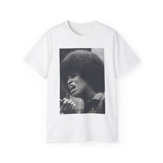 Camiseta unisex de algodón ultra fino de Angela Davis Black Panthers Party EU