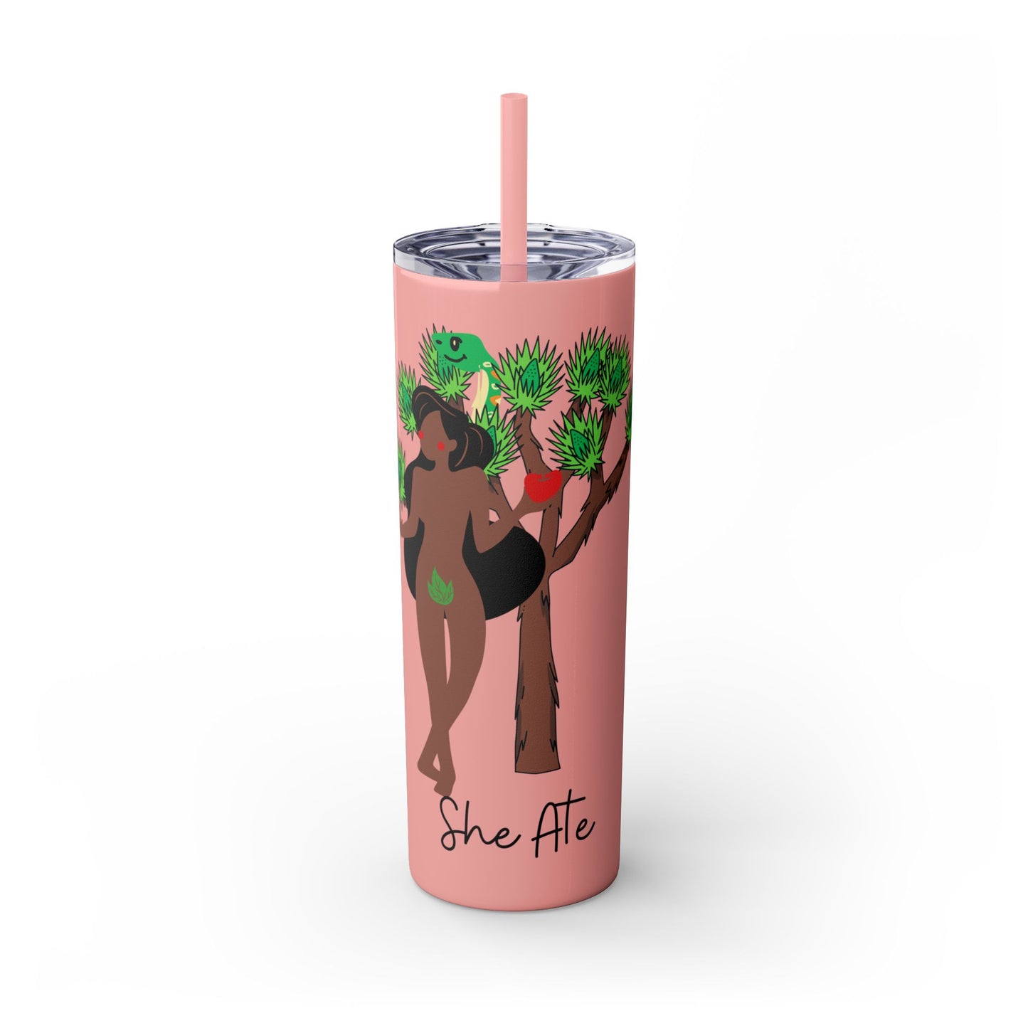 Eve She Ate Tumbler with Straw, 20oz