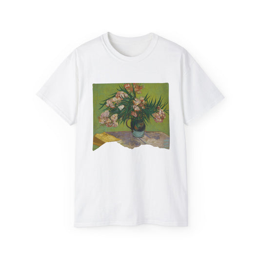 Ripped Vincent Van Gogh, Oleanders 1888 Ultra Cotton Tee