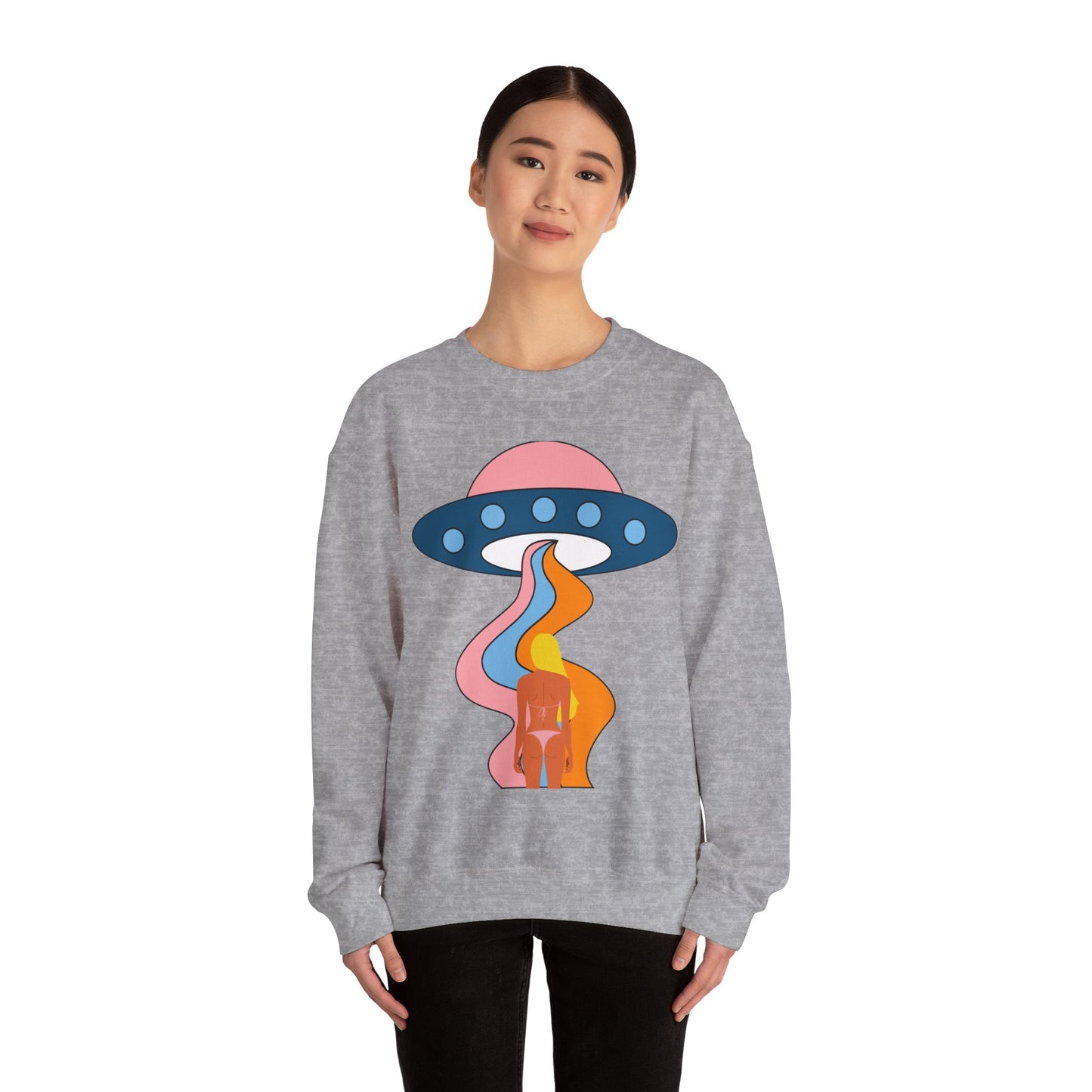 Bikini Abduction Unisex Heavy Blend™ Crewneck Sweatshirt EU