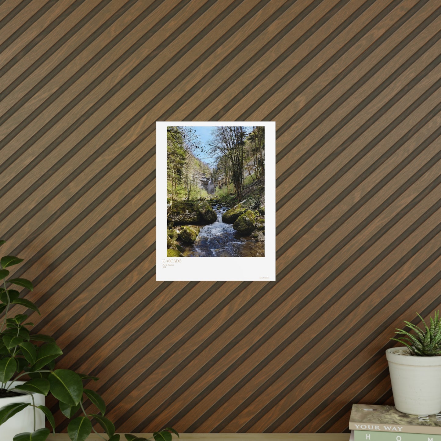 Cascade Photograph Vertical Posters EU