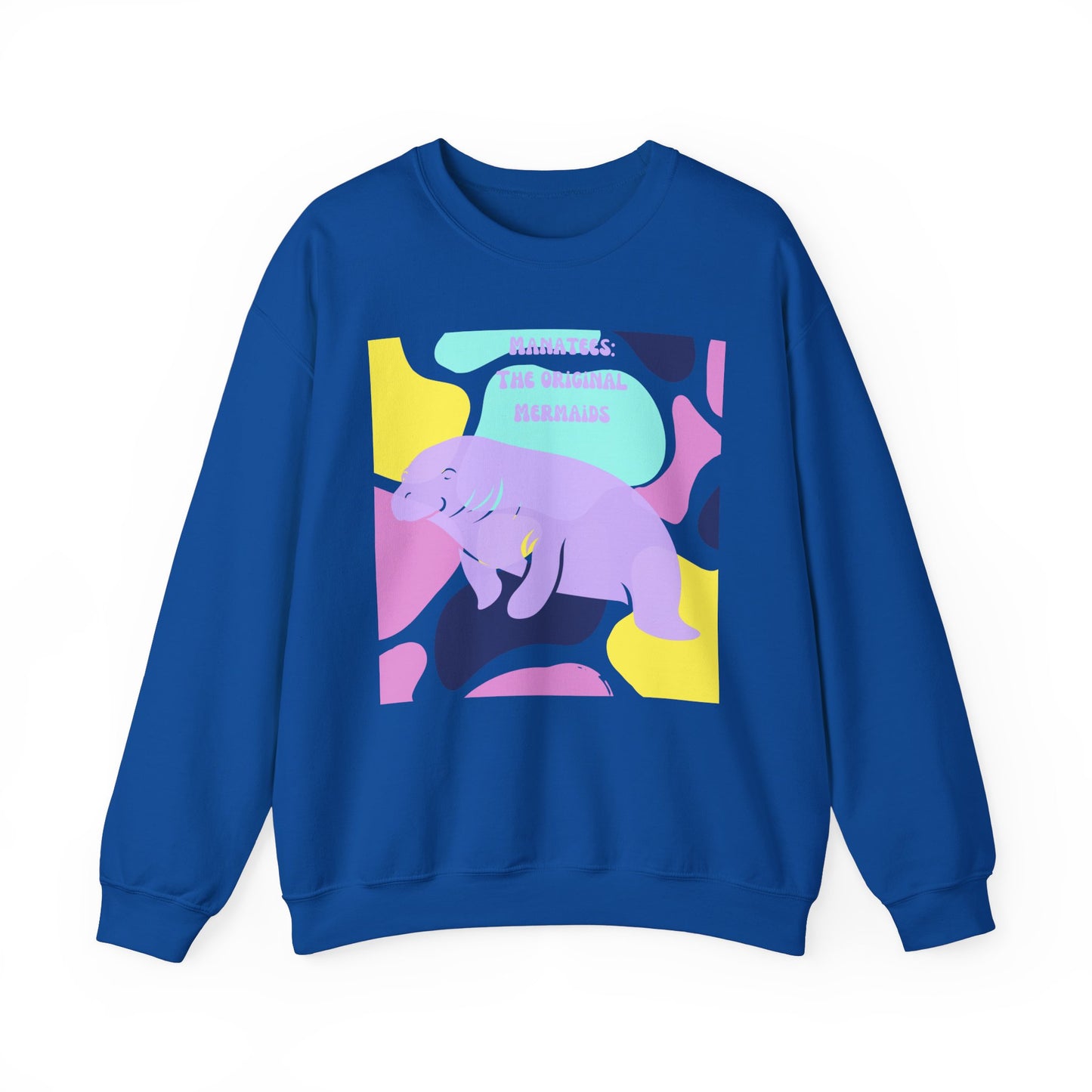 The Original Mermaid Manatee Unisex Heavy Blend™ Crewneck Sweatshirt