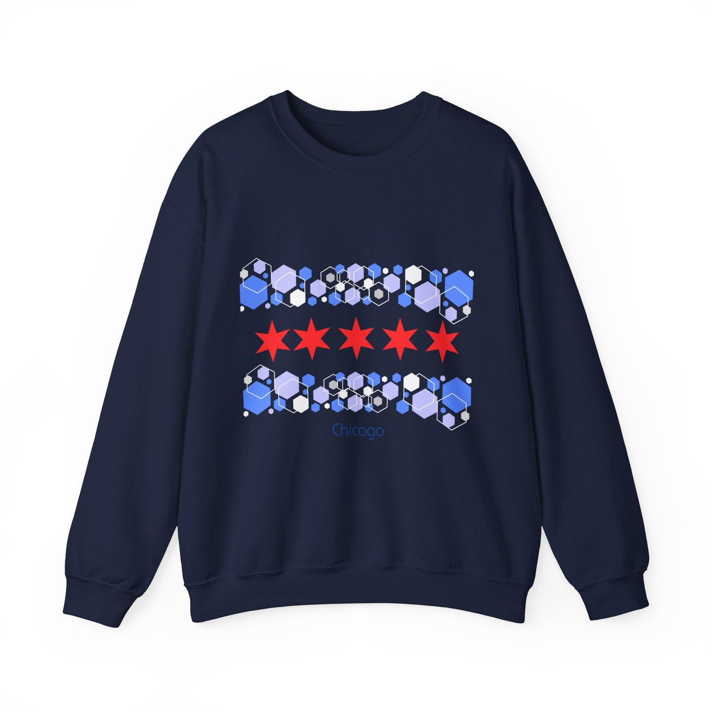 Modern Chicago Unisex Heavy Blend™ Crewneck Sweatshirt EU