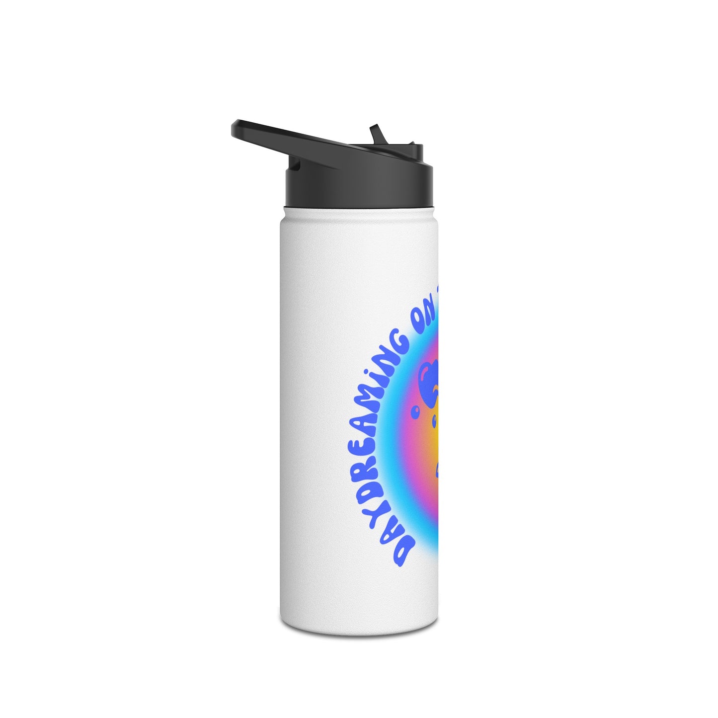 Daydreaming on the Company Dime Stainless Steel Water Bottle, Standard Lid