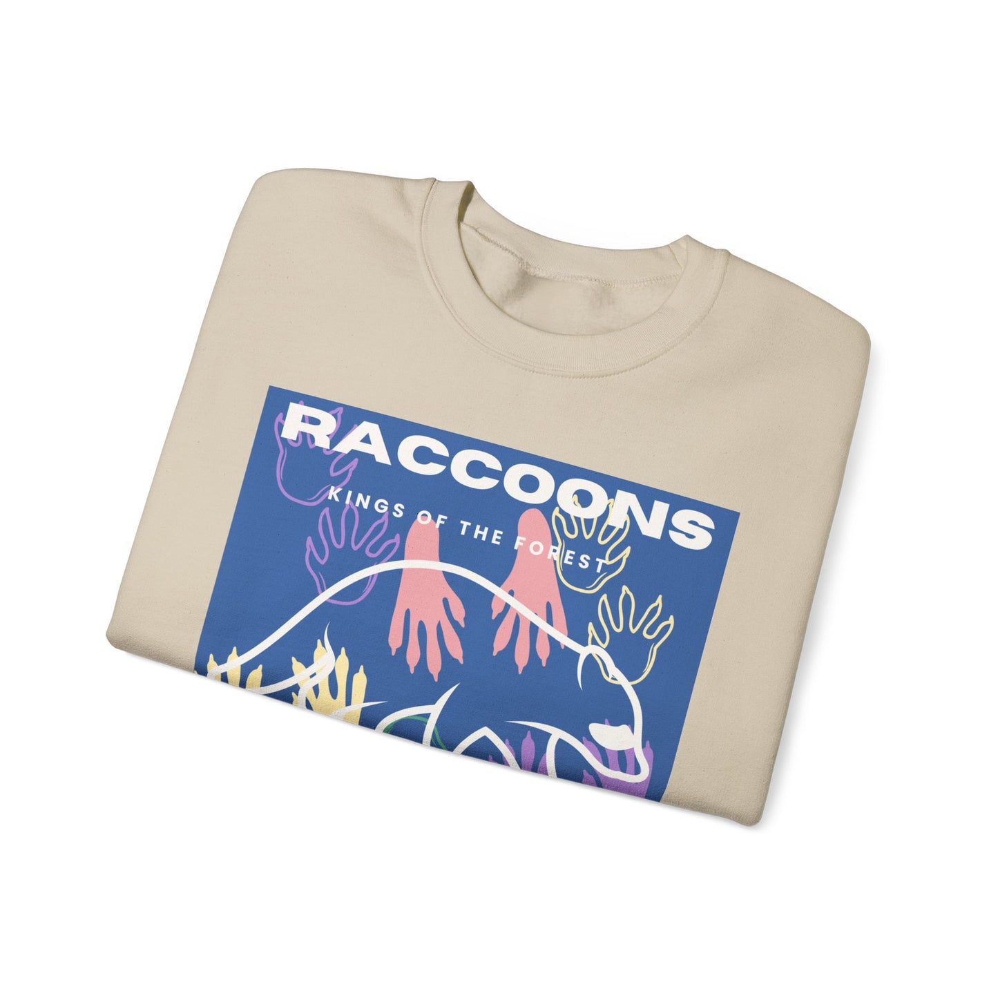 Kings of City Forest Raccoons Unisex Heavy Blend™ Crewneck Sweatshirt