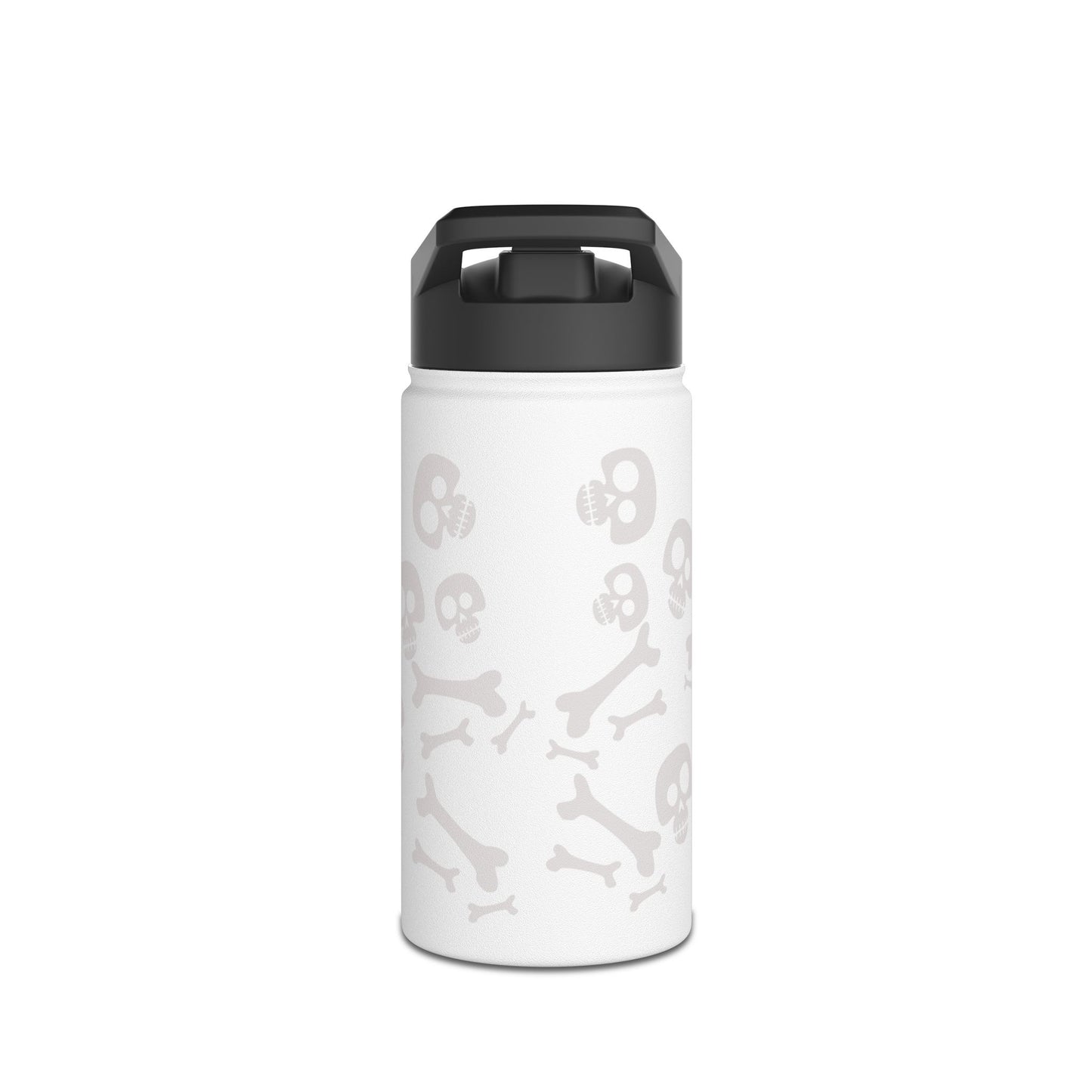 Skull and Bones Stainless Steel Water Bottle, Standard Lid