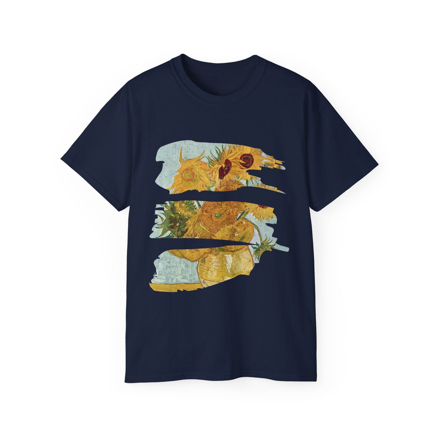 Brush Vincent Van Gogh, Sunflowers 1888-1889 Ultra Cotton Tee