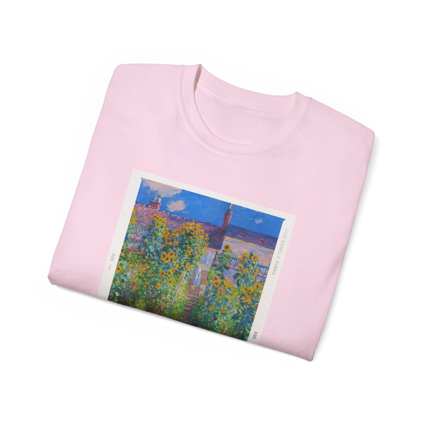 Fotografía de Claude Monet en el jardín de Vetheuil, 1880 Ultra Cotton Tee EU