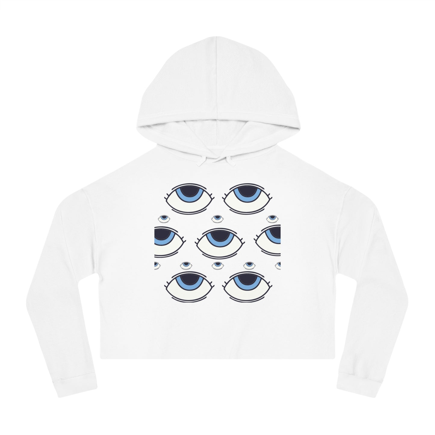 All Eyes on You Women’s Cropped Hooded Sweatshirt