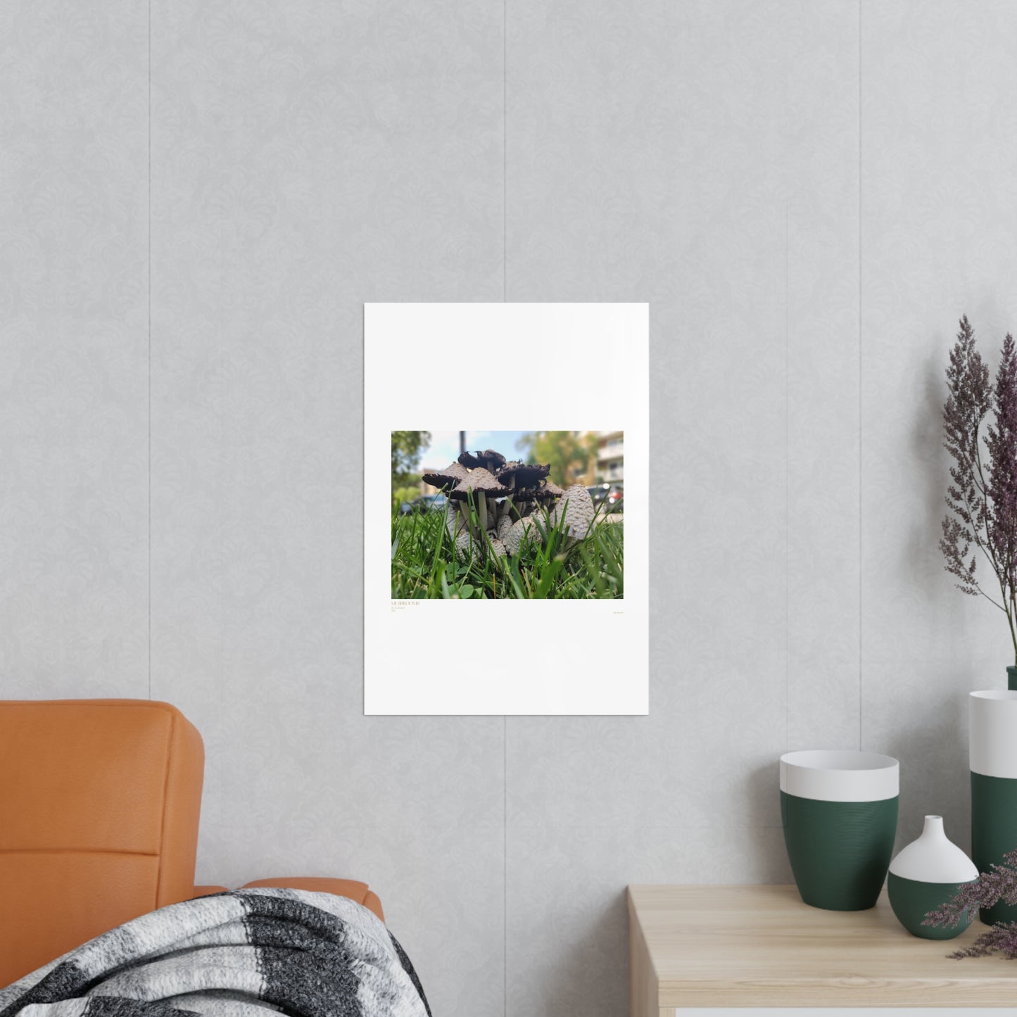 Mushrooms Matte Photograph Horizontal Posters EU