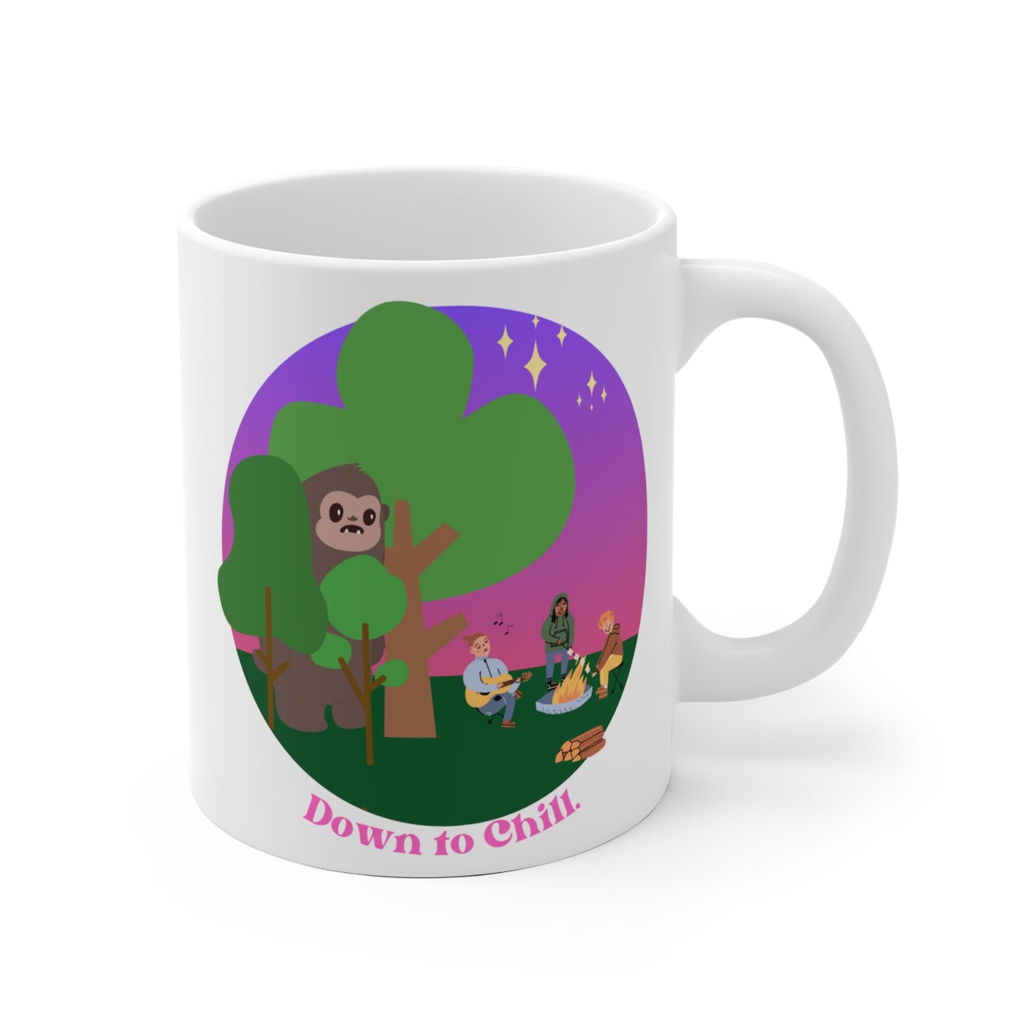 Down to Chill Bigfoot Mug 11oz EU