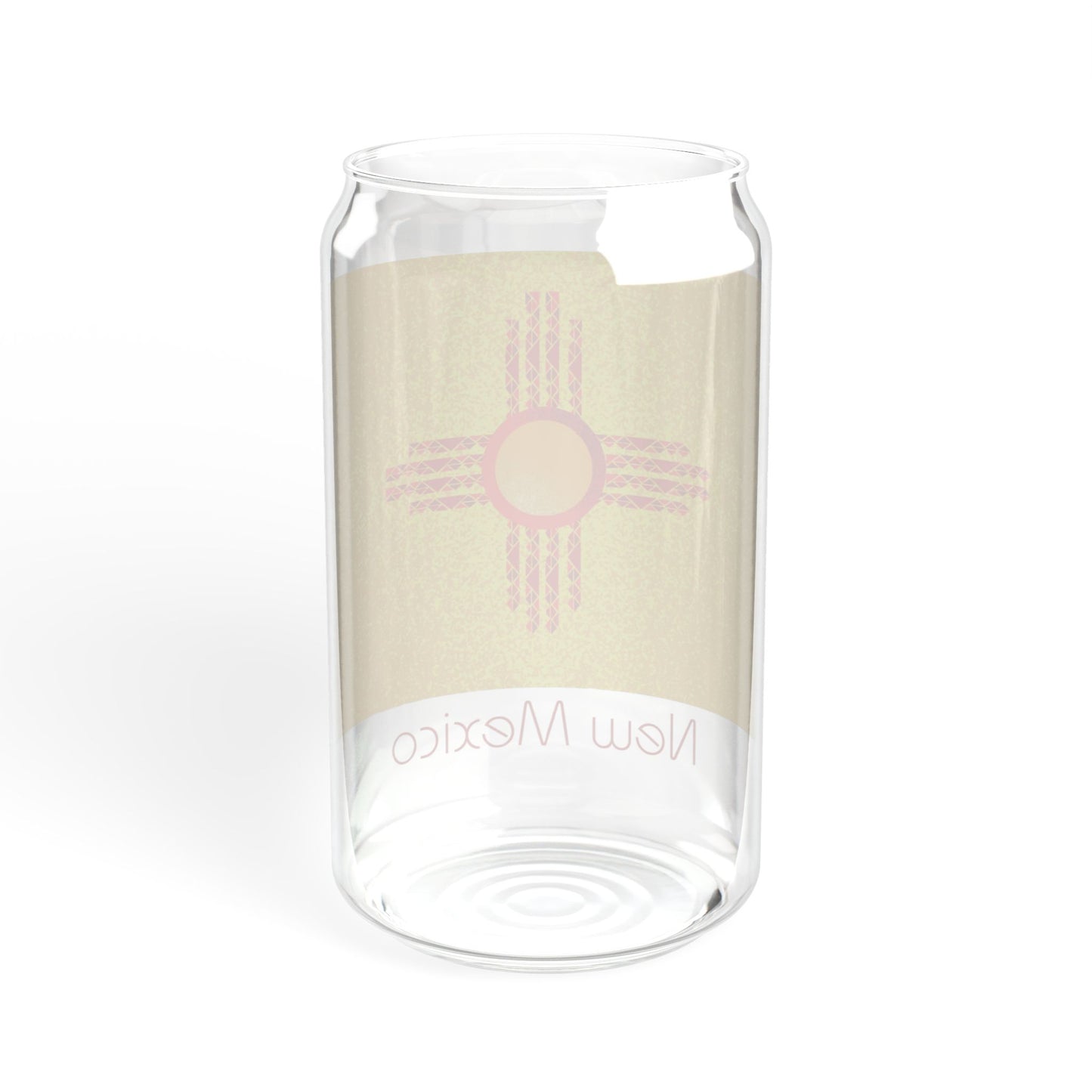 Modern New Mexico Sipper Glass, 16oz