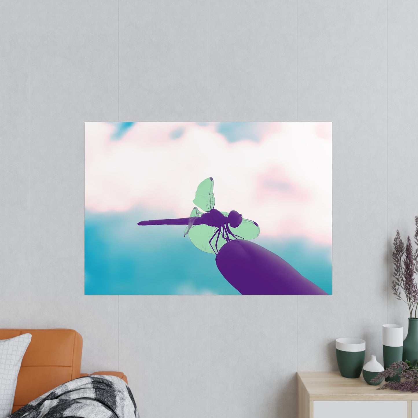 Dragonfly Dreamy Matte Photograph Horizontal Posters EU