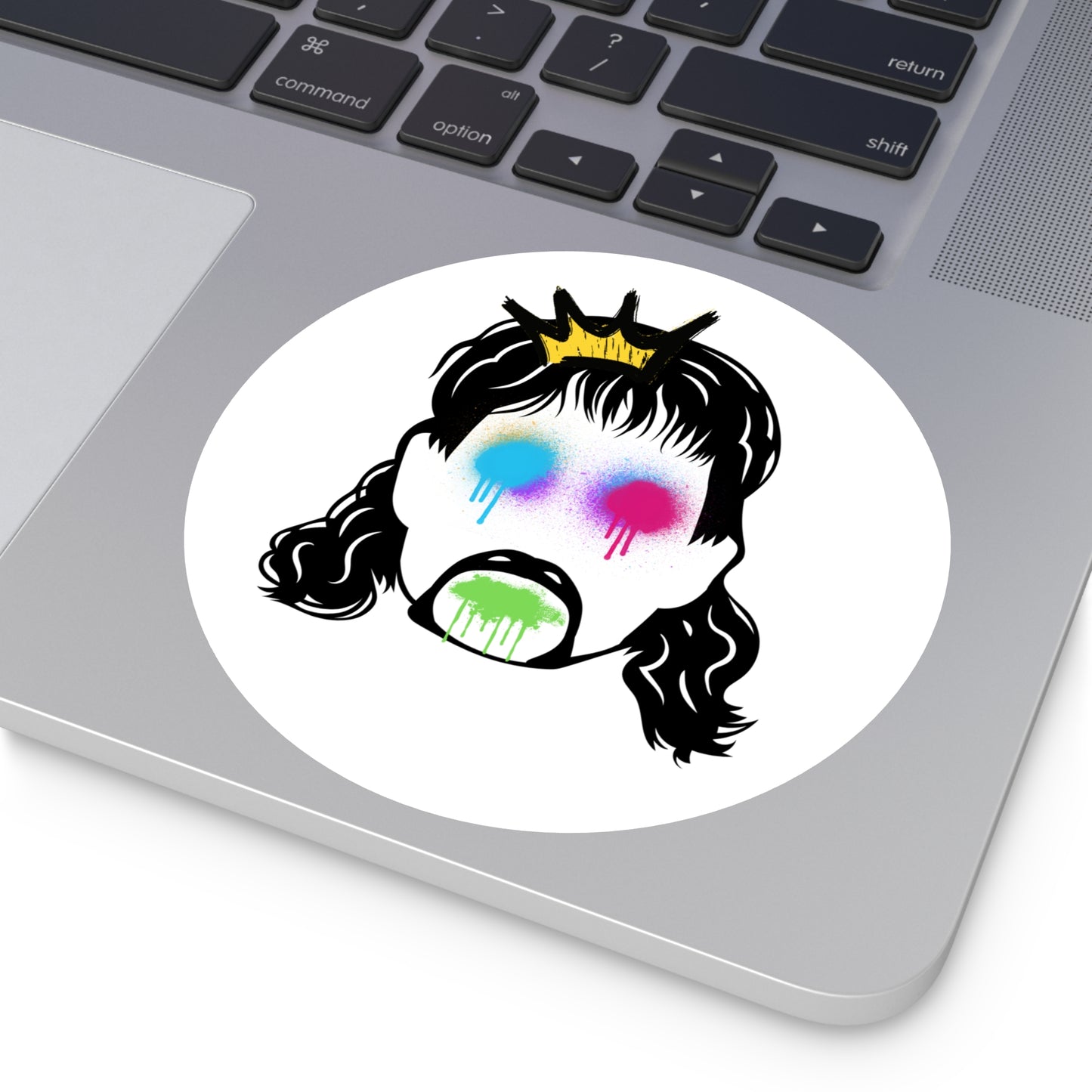 Mullet Tagg Round Indoor/Outdoor Stickers