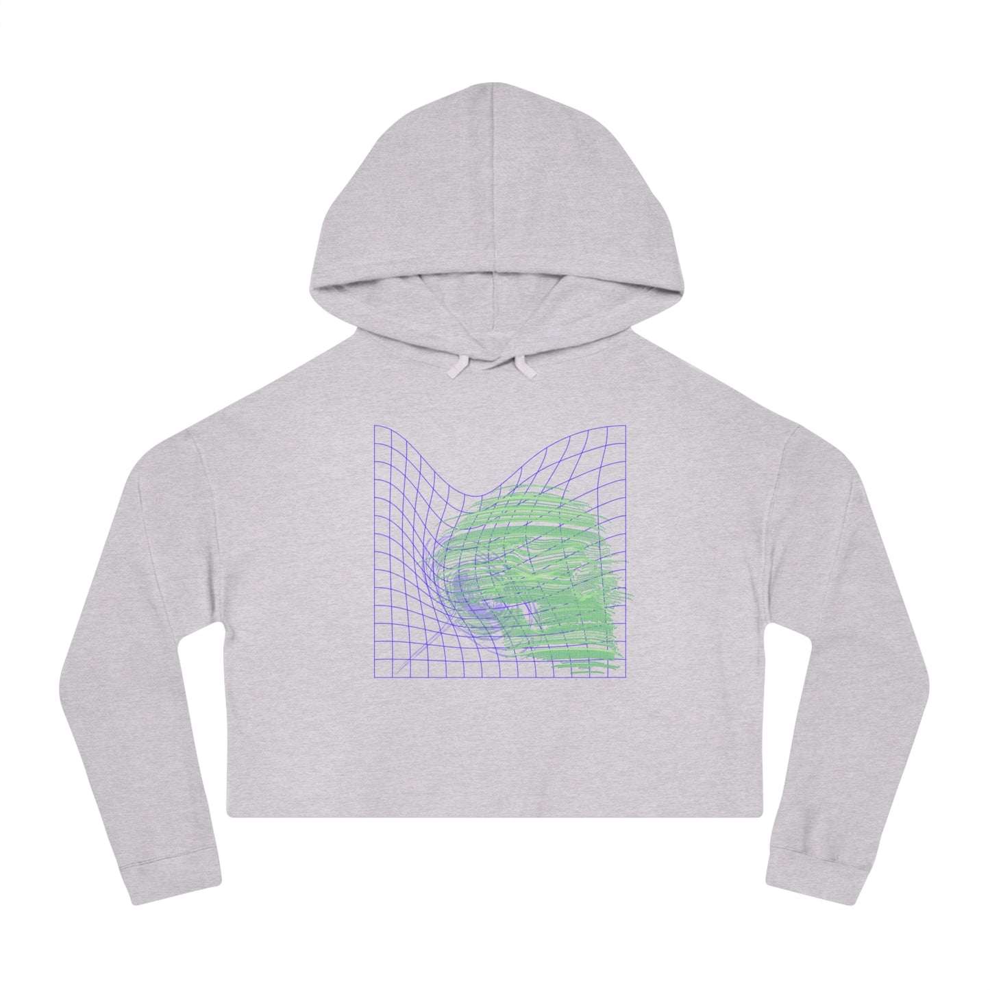 Time and Space Women’s Cropped Hooded Sweatshirt