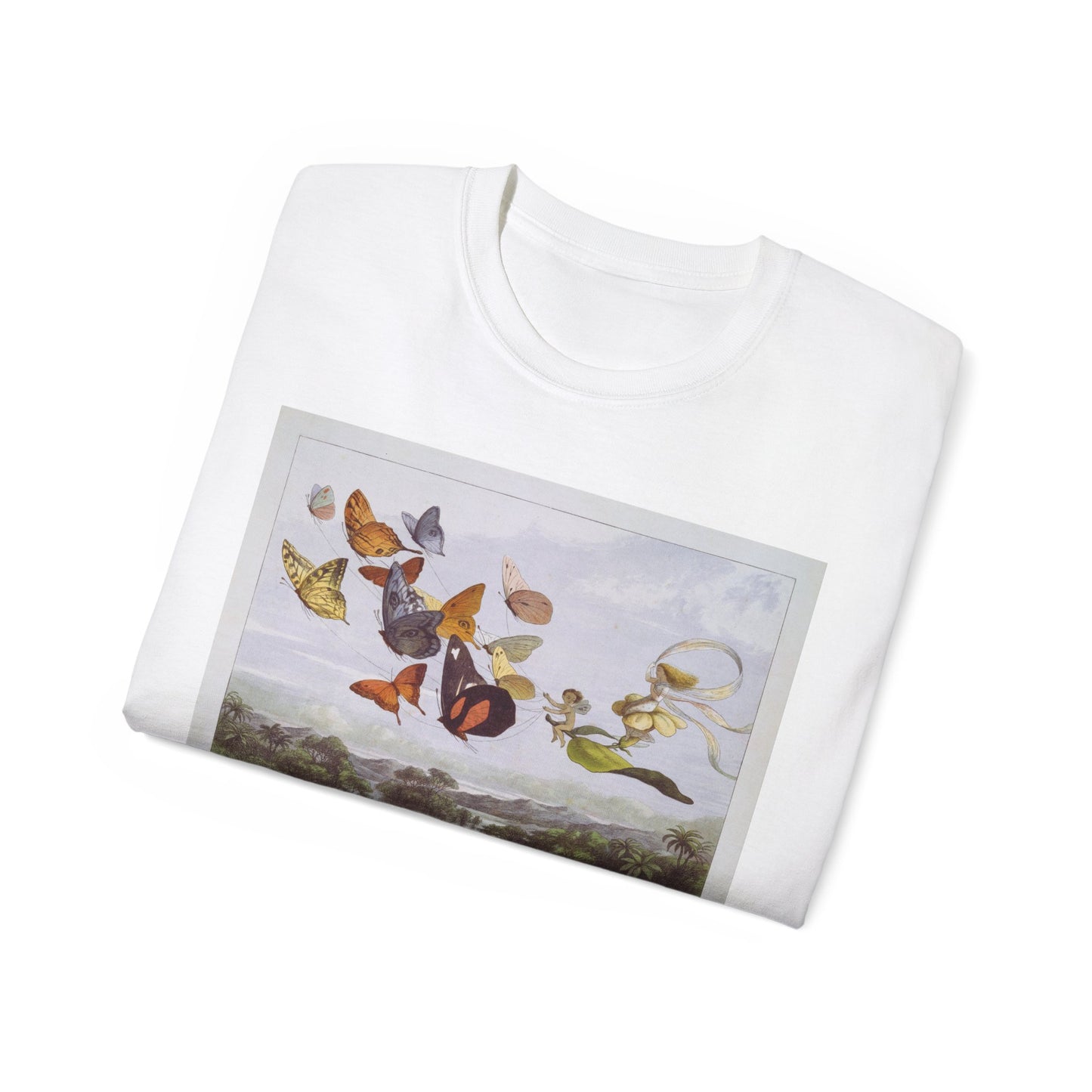 Camiseta unisex de algodón ultra fino Fairy Queen Going For A Ride