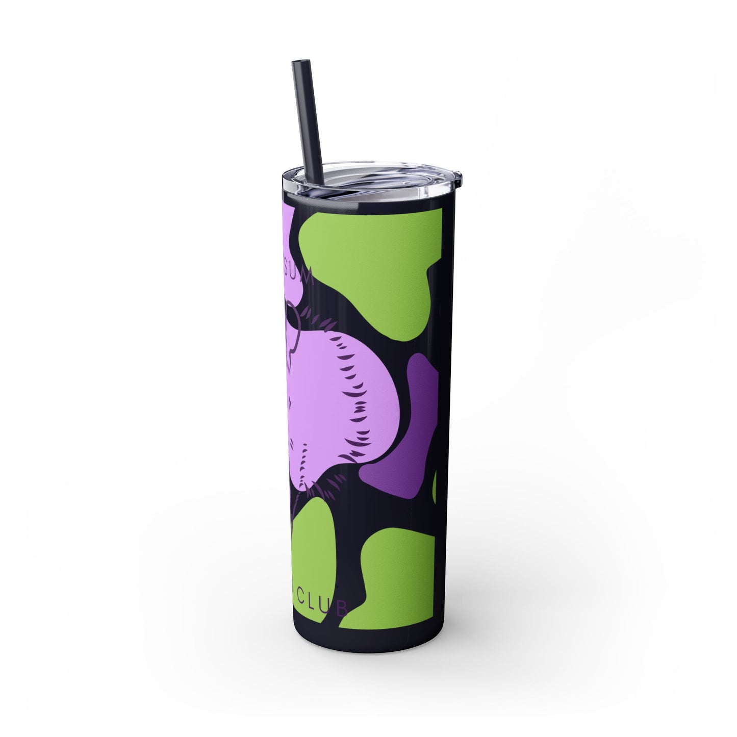 Opossum Club Tumbler with Straw, 20oz