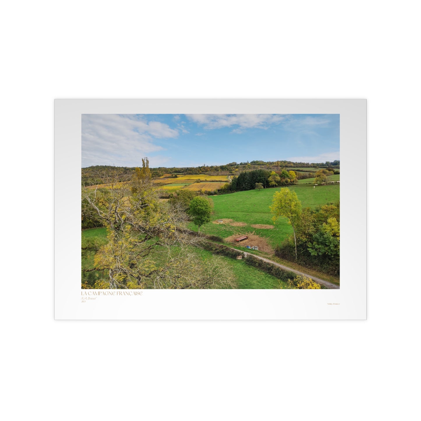 La Campagne Française Matte Photograph Horizontal Posters EU