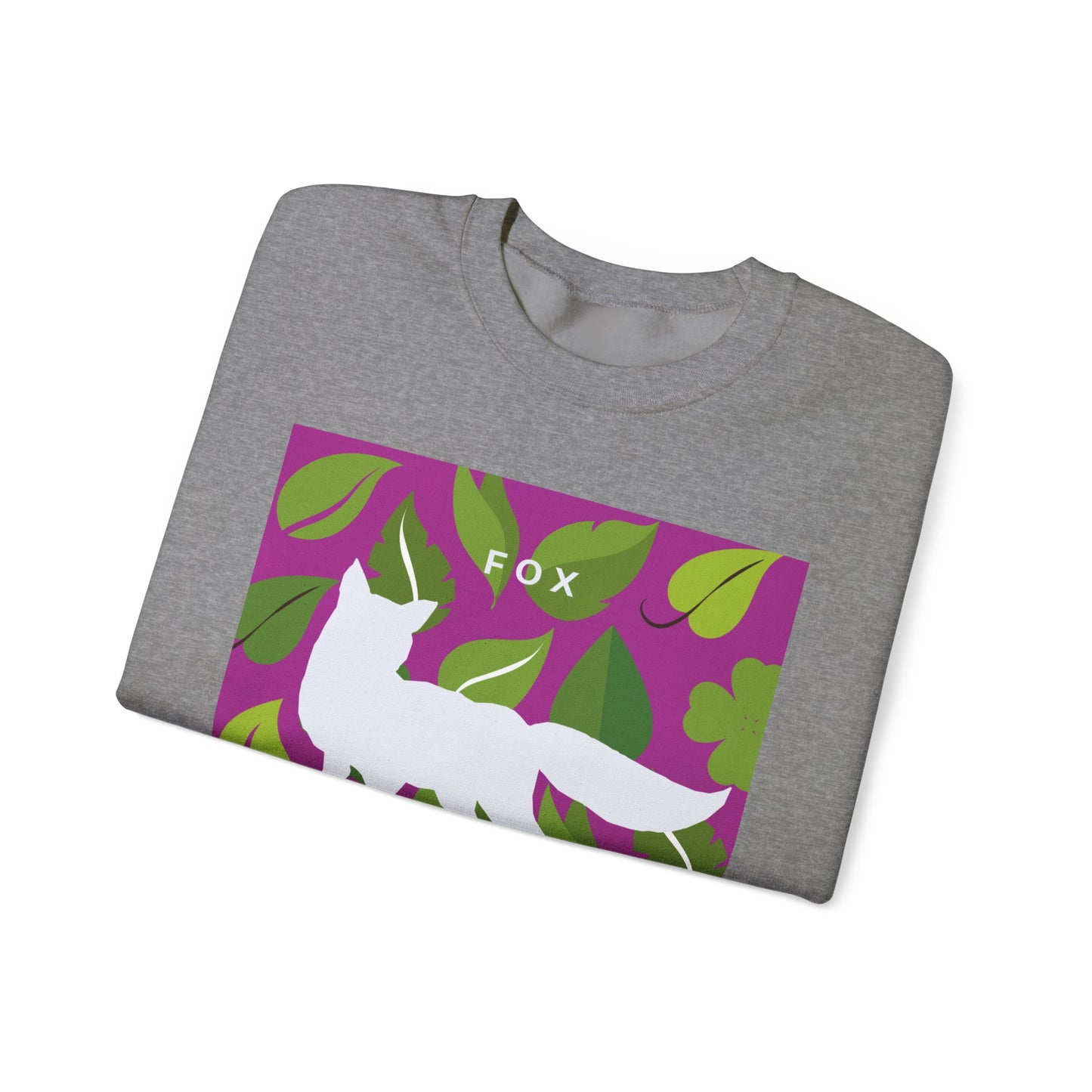 Sudadera unisex de cuello redondo y mezcla pesada Fox Lovers Club 