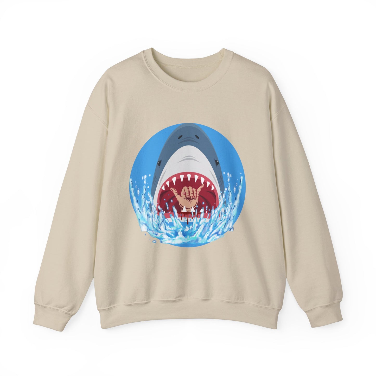 Surfin' Shark Unisex Heavy Blend™ Crewneck Sweatshirt