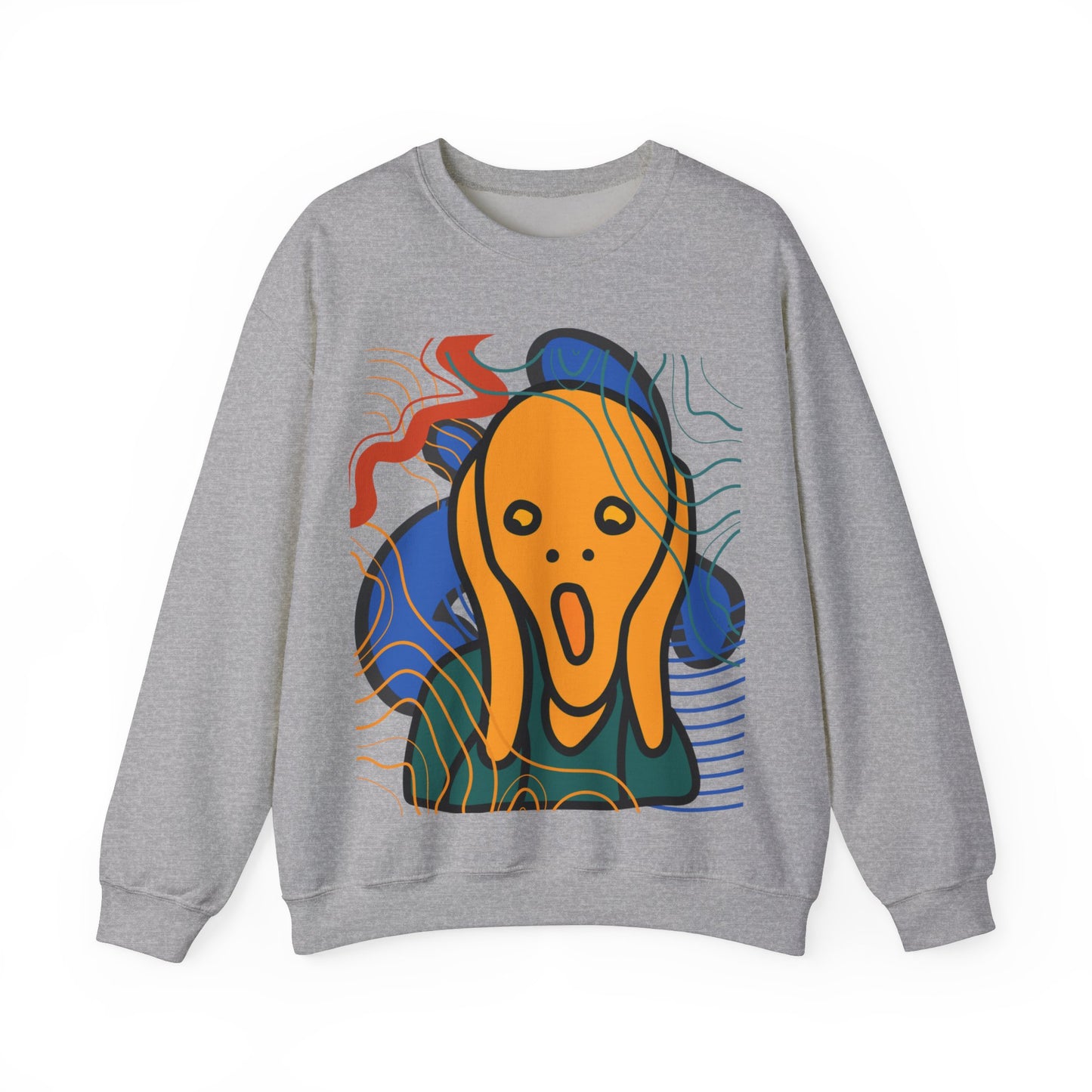 Scream and Squiggles Unisex Heavy Blend™ Crewneck Sweatshirt EU