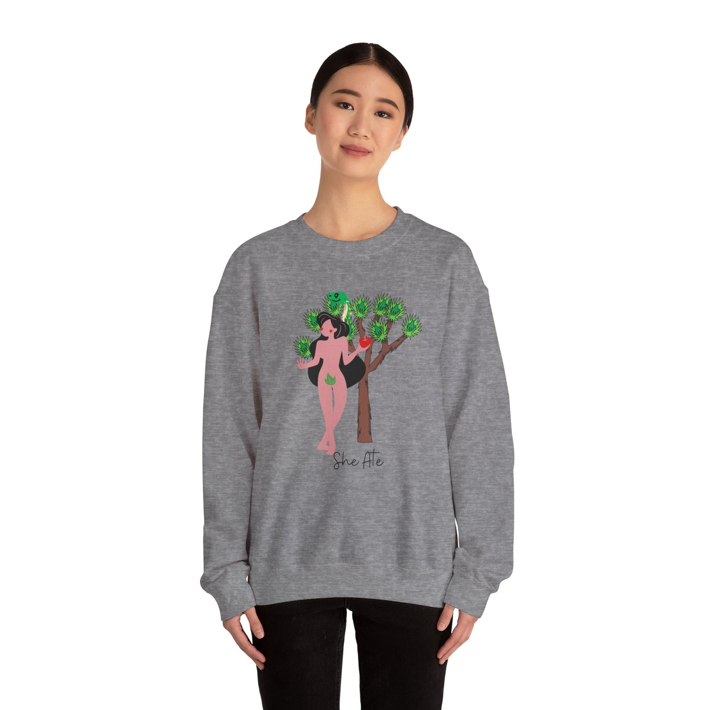 Eve She Ate Unisex Heavy Blend™ Crewneck Sweatshirt