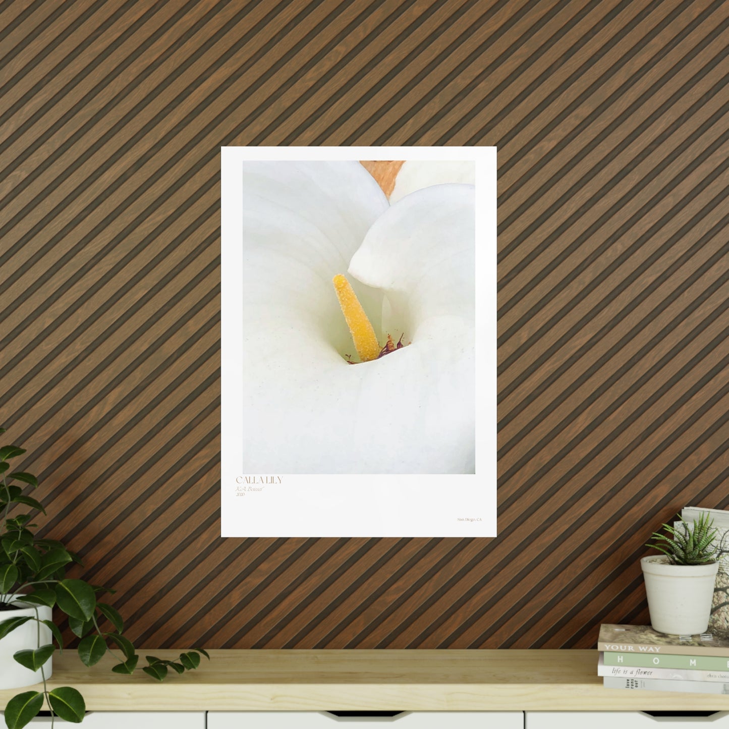 Calla Lily Photograph Vertical Posters EU