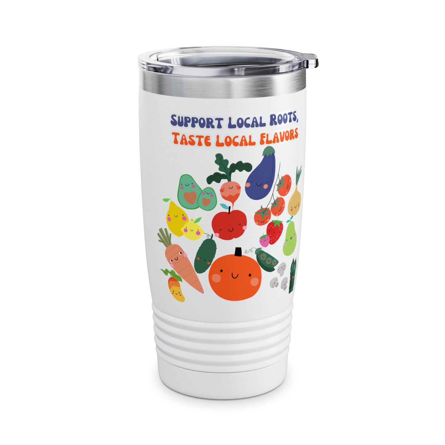 Vaso Ringneck de 20 oz con raíces locales y sabores locales