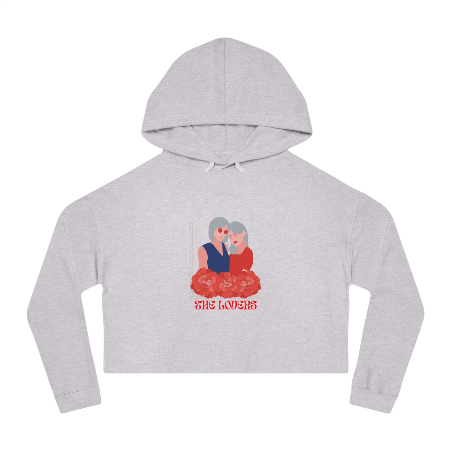 The Lovers Women’s Cropped Hooded Sweatshirt