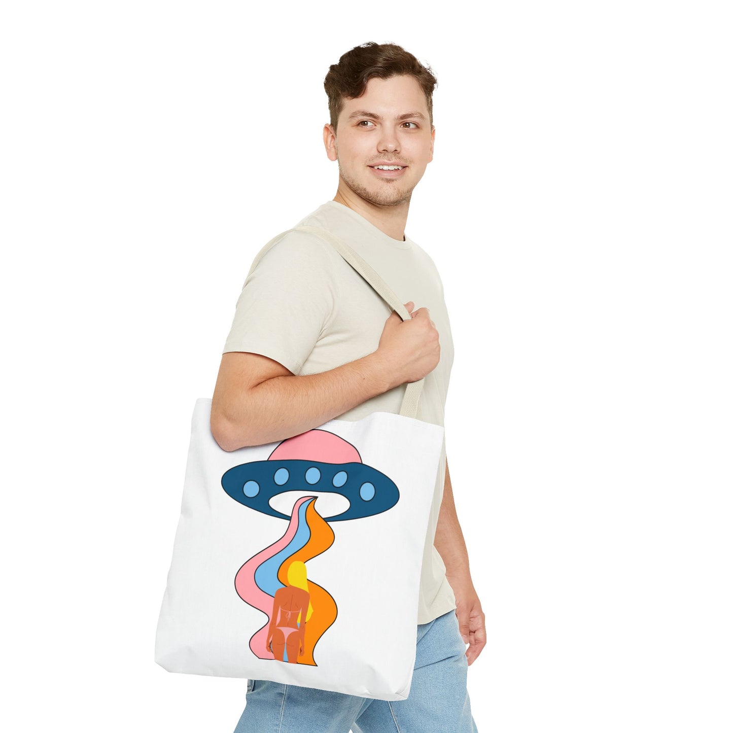 Bikini Abduction Tote Bag