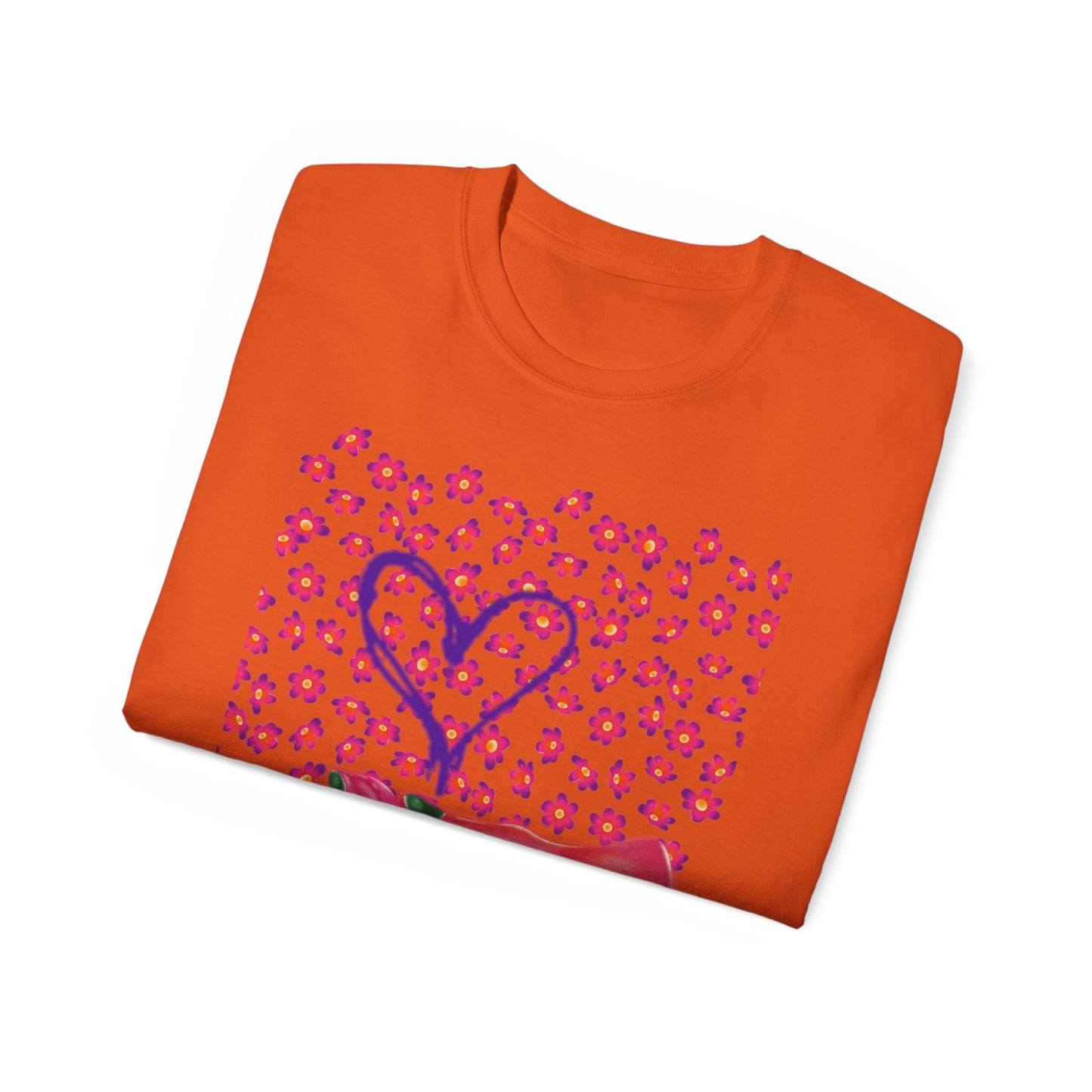 Camiseta unisex de algodón ultra fino My Heart de la UE 