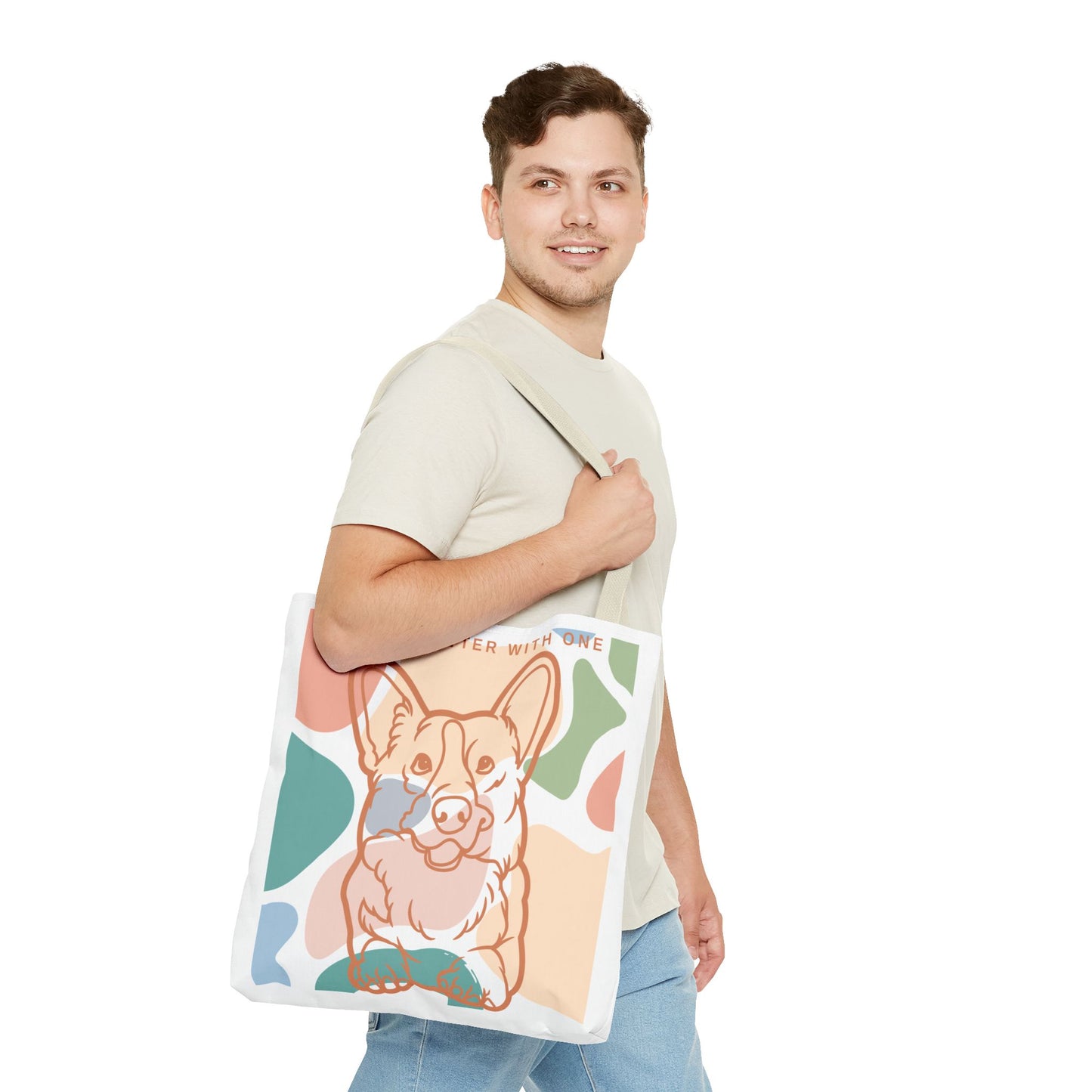 Cute Corgi Tote Bag