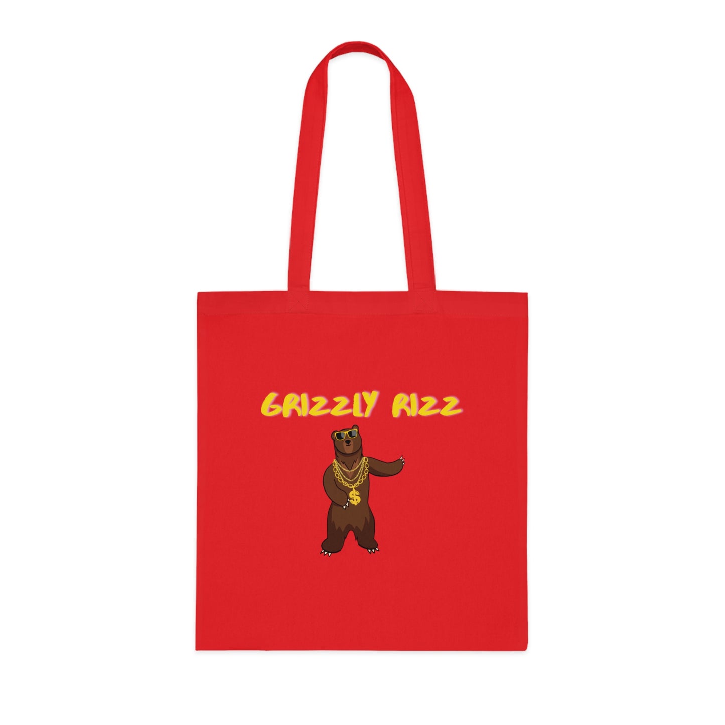 Grizzly Rizz Bear Tote Bag EU