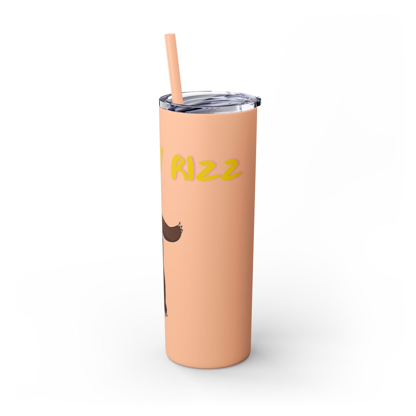 Grizzly Rizz Bear Tumbler with Straw, 20oz