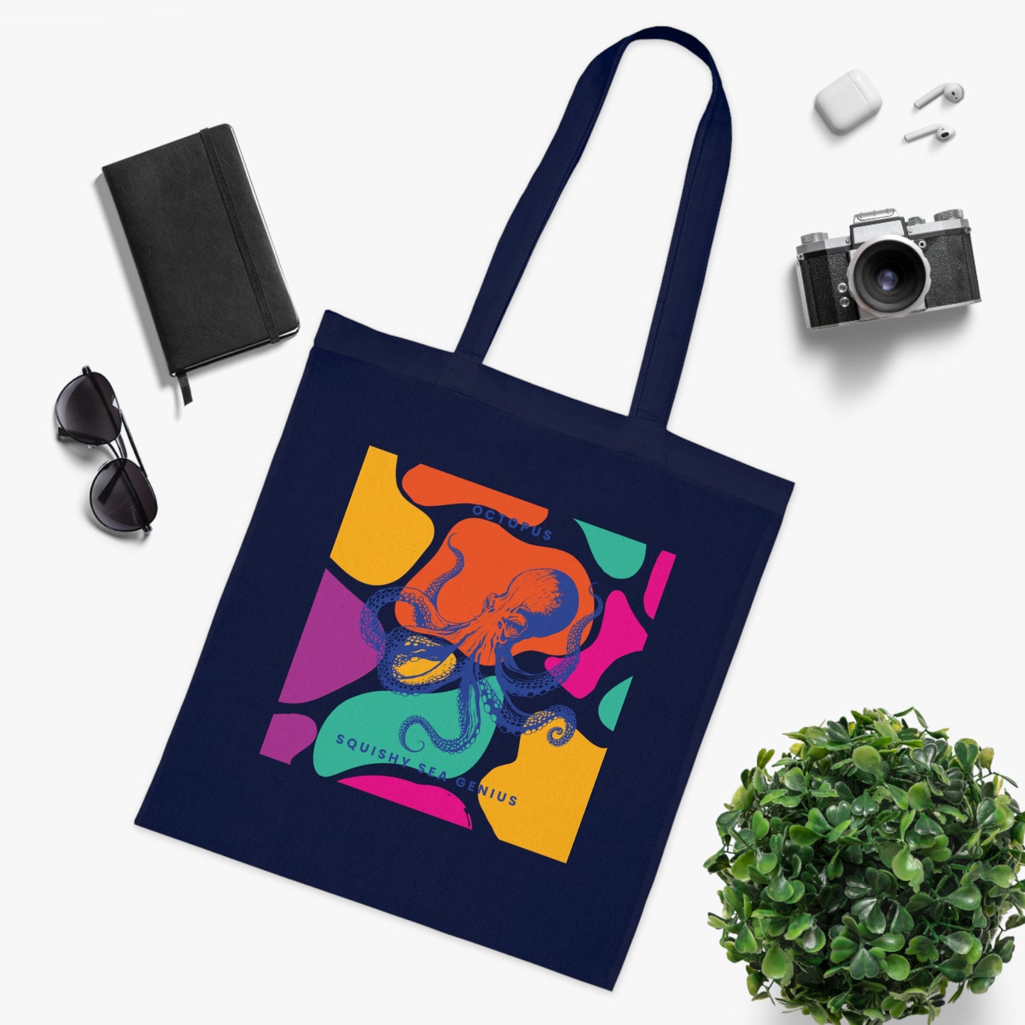 Squishy Sea Genius Octopus Tote Bag EU