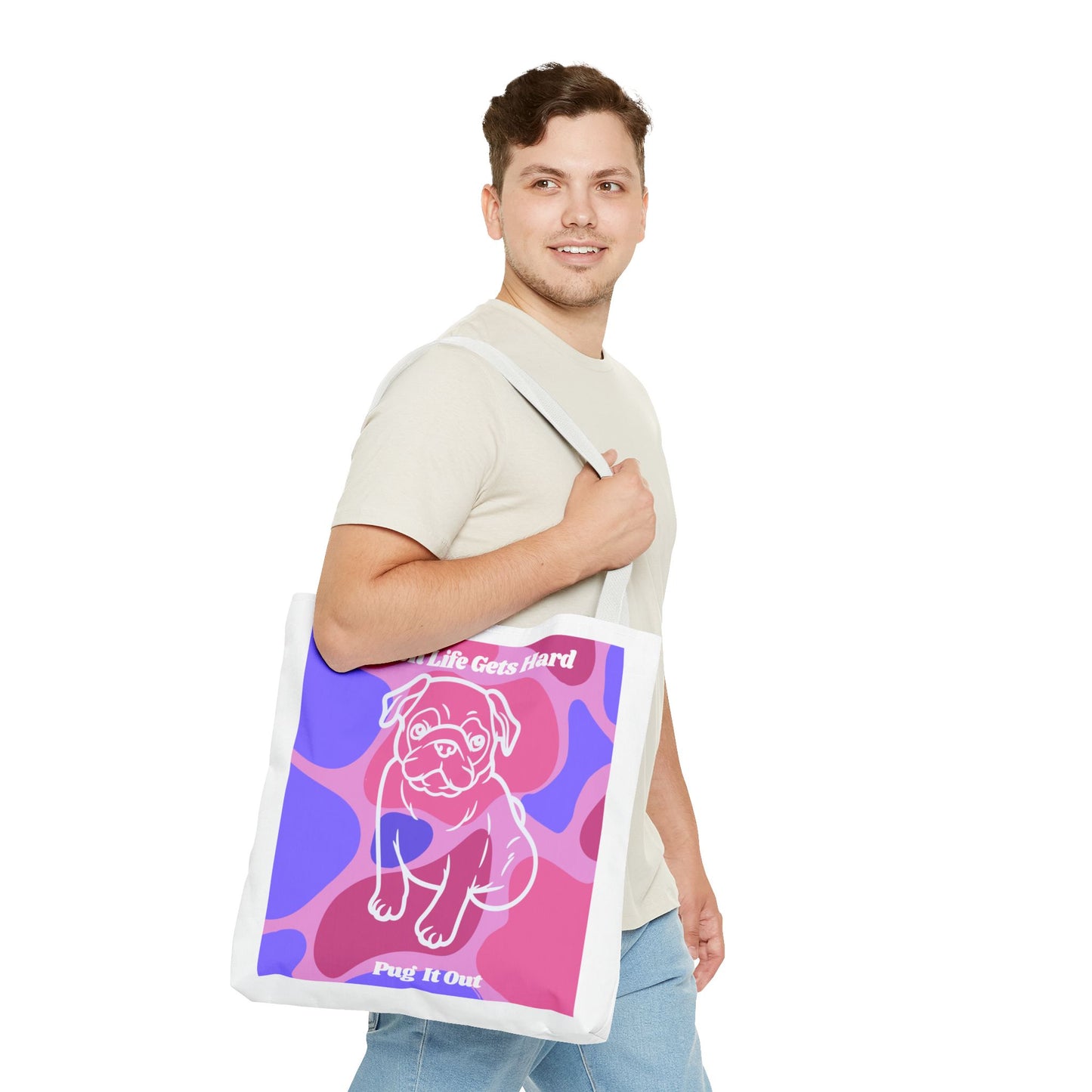 Charming Pug Tote Bag